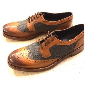 Ted Baker Cassiuss 4 Wingtip Shoes - Rare!!